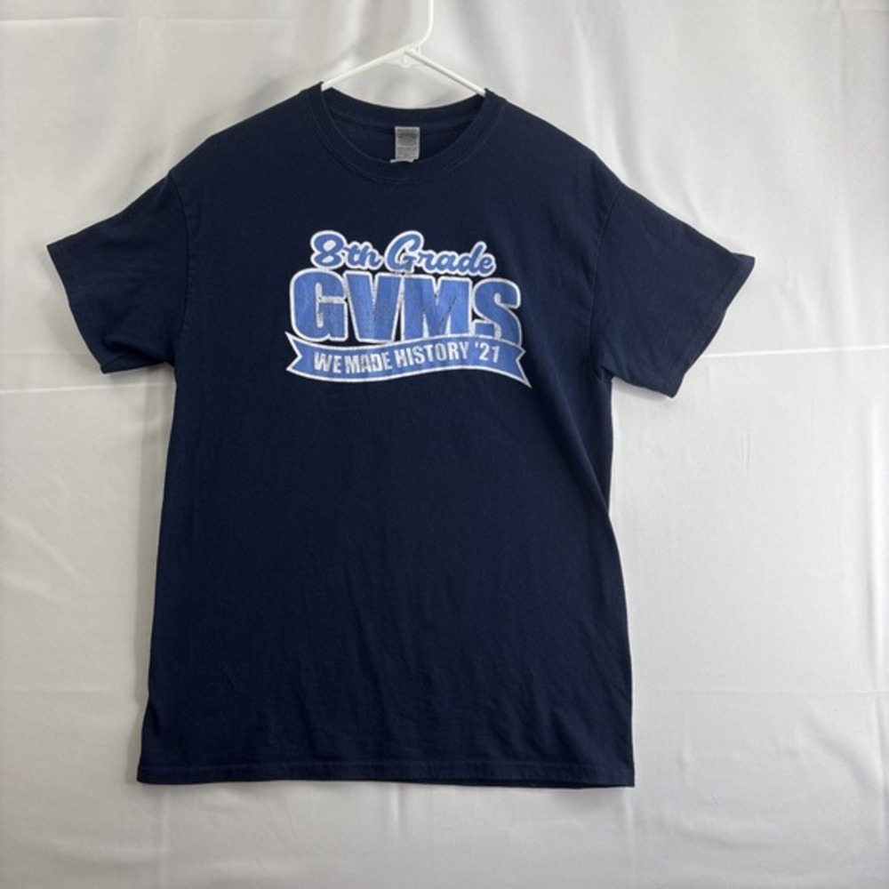 Gildan Dryblend T Shirt Medium‎ Men's Blues Shirt Sleeve